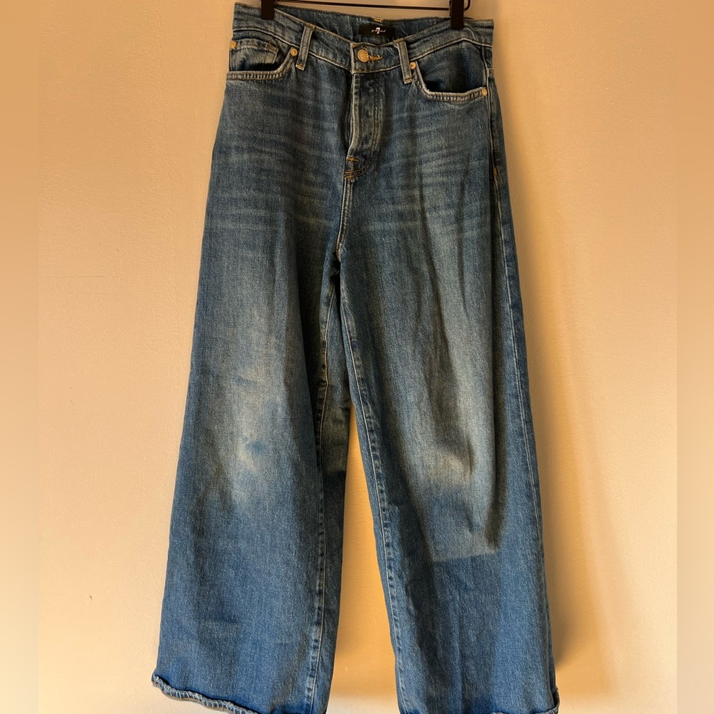 7 For All Mankind Wide Leg Jeans